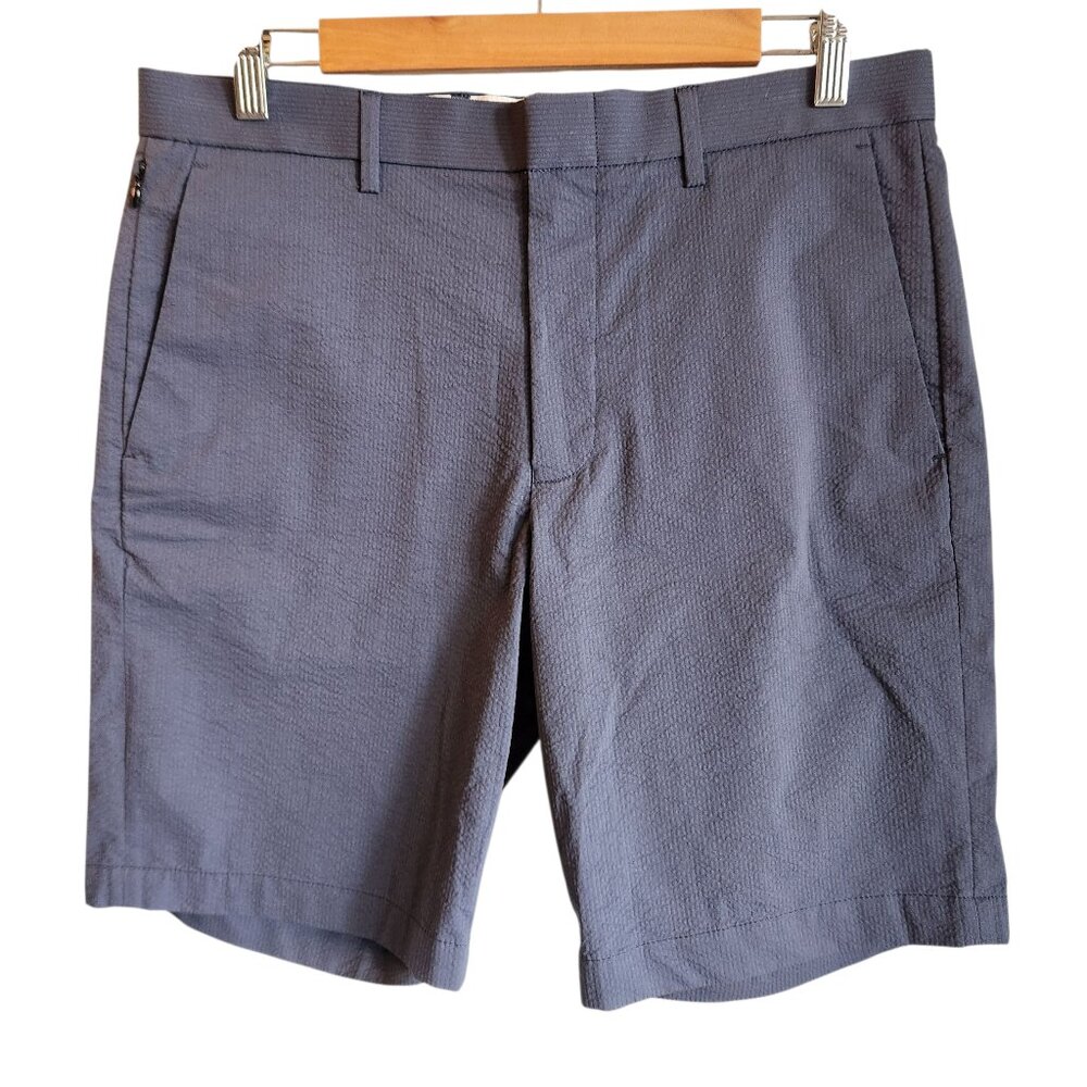 J Crew Shorts 31 Blue Men's Destination Seersucker 9" Inseam New
